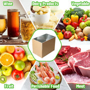 10pcs Insulated Carton Cold Chain Packaging Box Seafood Fresh Fruits Storage - 38.5x25x18.2cm V528-INSULATE-BOX-10PCS-582512