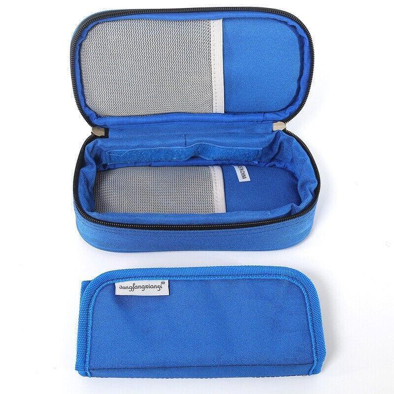 Insulin Pen Case Pouch Cooler Travel Diabetic Pocket Cooling Bag Mall - Blue V528-INSULATEDBAG-BLUE-57757