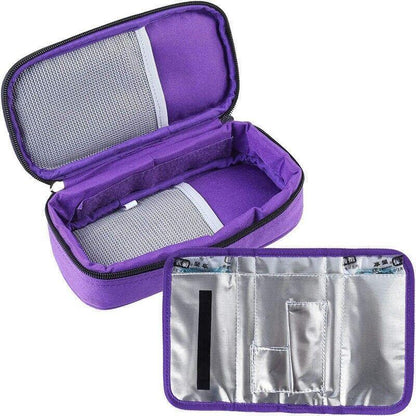 Insulin Pen Case Pouch Cooler Travel Diabetic Pocket Cooling Bag Mall - Blue V528-INSULATEDBAG-BLUE-57757