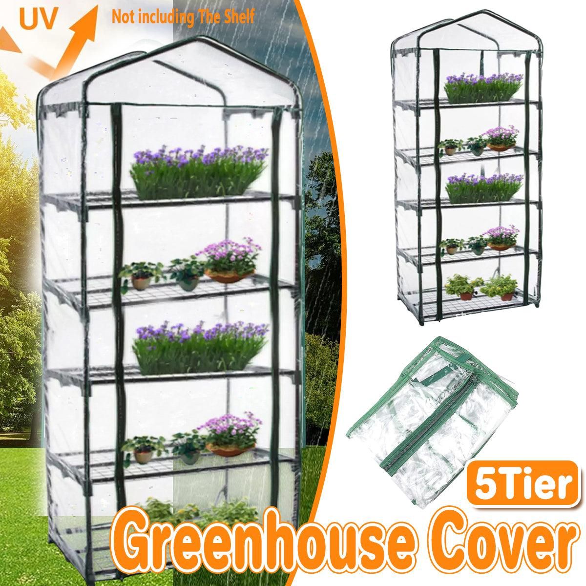 5 Tier Garden PVC Plant Insulation Warming Shed Conservatory Cover No Brackets V528-INSULATION-SHED-5-339082