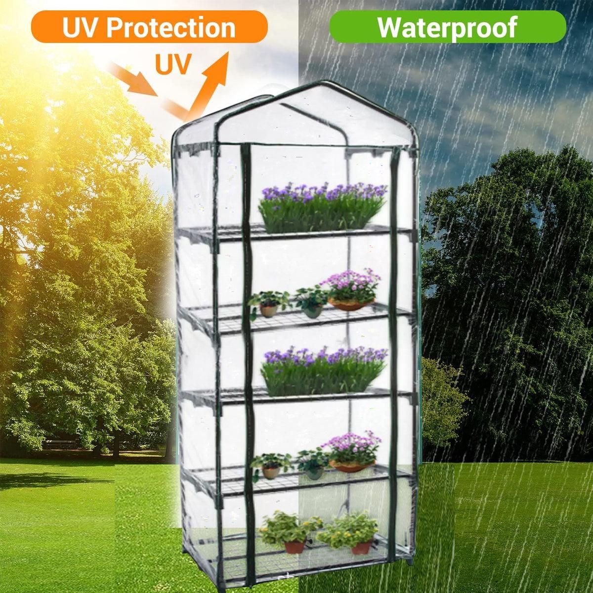 5 Tier Garden PVC Plant Insulation Warming Shed Conservatory Cover No Brackets V528-INSULATION-SHED-5-339082