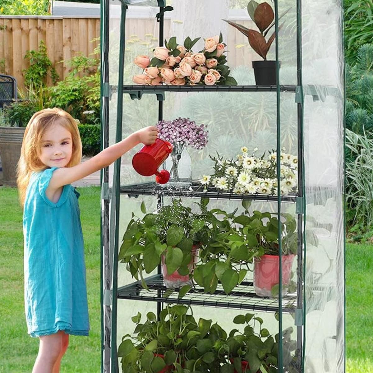 5 Tier Garden PVC Plant Insulation Warming Shed Conservatory Cover No Brackets V528-INSULATION-SHED-5-339082