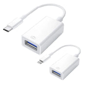 For Iphone Or Type C To Usb Otg Data Cable Adapter Male 3.0 A Female Converter - iOS V528-IOSOTG-256757