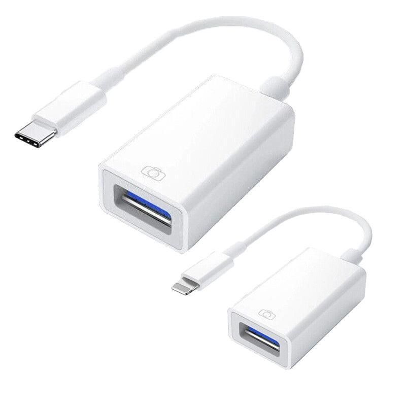 For Iphone Or Type C To Usb Otg Data Cable Adapter Male 3.0 A Female Converter - iOS V528-IOSOTG-256757