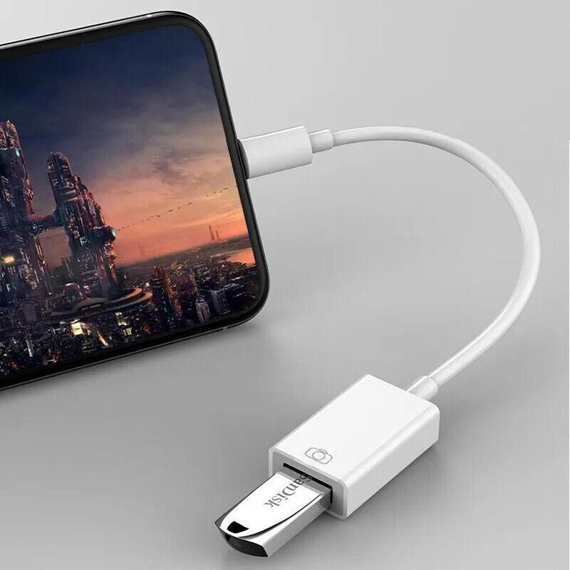 For Iphone Or Type C To Usb Otg Data Cable Adapter Male 3.0 A Female Converter - iOS V528-IOSOTG-256757