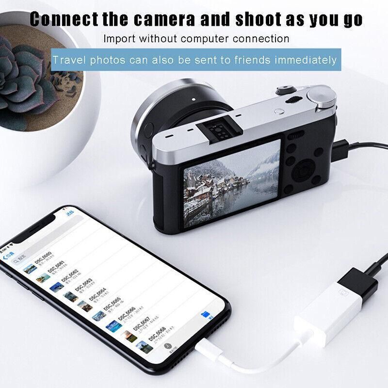 For Iphone Or Type C To Usb Otg Data Cable Adapter Male 3.0 A Female Converter - iOS V528-IOSOTG-256757