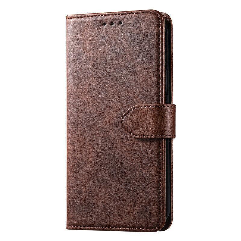 Brown Wallet Leather Flip Case Cover For iPhone 7 8 6 6S Plus X 11 12 13 Pro XS Max XR - iPhone 13 Mini V528-IP13MINI-BROWN-905413