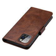 Brown Wallet Leather Flip Case Cover For iPhone 7 8 6 6S Plus X 11 12 13 Pro XS Max XR - iPhone 14 Plus V528-IP14PLUS-BROWN-949746
