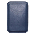 Leather Card Holder Wallet Pocket for iPhone 14 13 Pro Max with Snap-On Attachment - Blue V528-IPHONECARDHOLDER-BLUE-302758