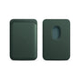 Leather Card Holder Wallet Pocket for iPhone 14 13 Pro Max with Snap-On Attachment - Green V528-IPHONECARDHOLDER-DARKGREEN-363426