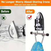 Iron Stand Double Hook Storage Rack Hanging Iron Holder for Home Organisation - Black V528-IRON-STAND-BLACK-938926