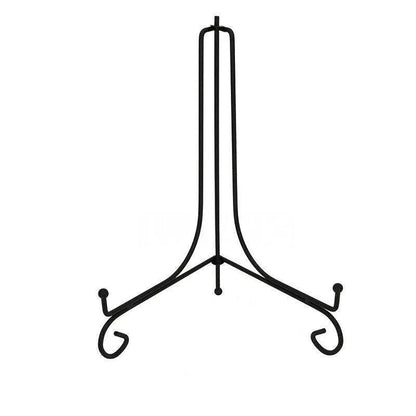 Plate Stands Iron Display Easel Photo Picture Bowl Dish Book Holder Frame Black - 10 Inch V528-IRONHOLDER-10INCH-379504