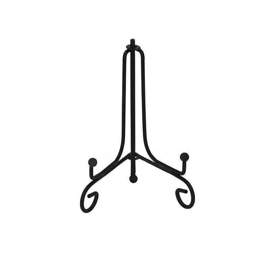 Plate Stands Iron Display Easel Photo Picture Bowl Dish Book Holder Frame Black - 4 Inch V528-IRONHOLDER-4INCH-895162