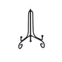Plate Stands Iron Display Easel Photo Picture Bowl Dish Book Holder Frame Black - 4 Inch V528-IRONHOLDER-4INCH-895162
