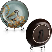Plate Stands Iron Display Easel Photo Picture Bowl Dish Book Holder Frame Black - 4 Inch V528-IRONHOLDER-4INCH-895162