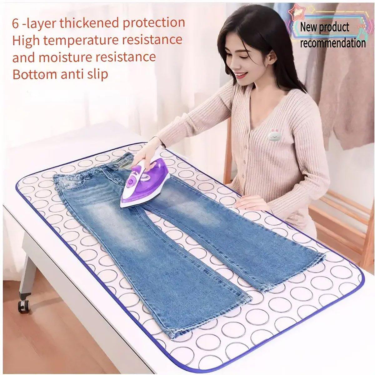 Home Travel Insulated Ironing Mat Non Slip Soft Folding Ironing Board Pad V528-IRONING-PAD-40-70-110735