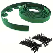 L Shaped Garden Edging Border Landscape Grass Lawn Stone Edge Fence Strip - Black V528-ISOLATION-BLACK-10M-210403