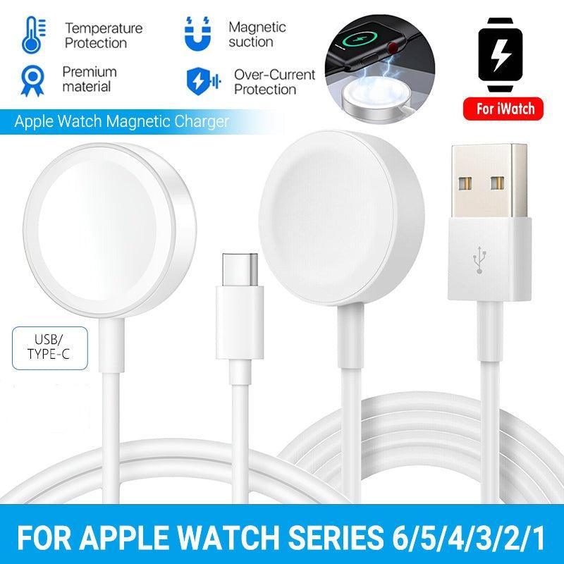 Apple Watch Iwatch Series 6/5/4/3/2/1 Magnetic Charger Usb / Type-C Charging Cable - Type-C 1PC V528-IWATCH-TYPEC-638219
