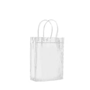 100x PVC Transparent Gift Tote Bag with Snap Button for Packaging - 20*16*8cm V528-J00271-C20-H16-C8-100PCS-709272