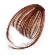 Clip In on Bangs Fringe Fake Hair Extensions Straight Front Neat Hair as Human - Light Brown V528-J00339-LIGHTBROWN-310978