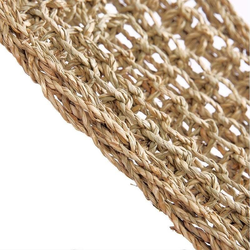 Comfortable and Natural Straw Reptile Bed Hammock for Basking and Relaxation - 20*20*28CM V528-J00398-20-20-28CM-540460