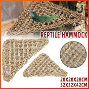 Comfortable and Natural Straw Reptile Bed Hammock for Basking and Relaxation - 32*32*42CM V528-J00399-32-32-42CM-915961
