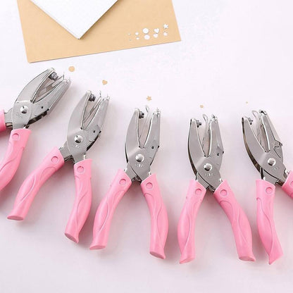 Circle/Heart/Star Shaped Metal Hole Punch Pliers - Paper Hand Puncher - 1.5mm circle V528-J00434-1-5MM-CIRCLE-143761