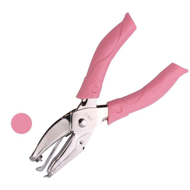Circle/Heart/Star Shaped Metal Hole Punch Pliers - Paper Hand Puncher - 1.5mm circle V528-J00434-1-5MM-CIRCLE-143761