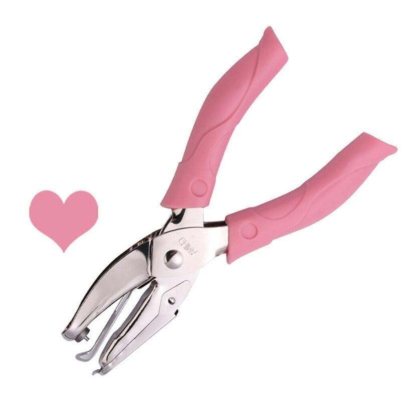 Circle/Heart/Star Shaped Metal Hole Punch Pliers - Paper Hand Puncher - 1.5mm circle V528-J00434-1-5MM-CIRCLE-143761