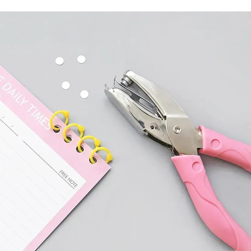 Circle/Heart/Star Shaped Metal Hole Punch Pliers - Paper Hand Puncher - 5.5mm heart V528-J00438-5-5MM-HEART-259938