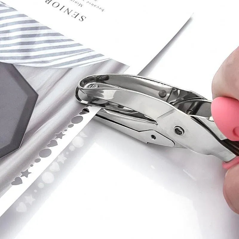 Circle/Heart/Star Shaped Metal Hole Punch Pliers - Paper Hand Puncher - 5.5mm heart V528-J00438-5-5MM-HEART-259938