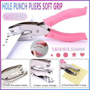 Circle/Heart/Star Shaped Metal Hole Punch Pliers - Paper Hand Puncher - 5.5mm heart V528-J00438-5-5MM-HEART-259938