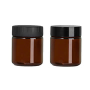 10pcs Brown PET Plastic Wide Mouth Bottles for Storage and Skincare Packaging - Matte - 120ml V528-JARS-10PCS-MATTE-120ML-367330