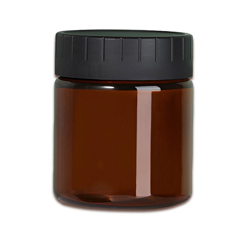10pcs Brown PET Plastic Wide Mouth Bottles for Storage and Skincare Packaging - Matte - 120ml V528-JARS-10PCS-MATTE-120ML-367330