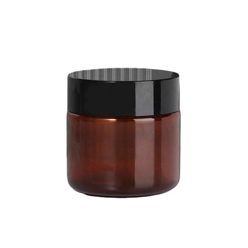 10pcs Brown PET Plastic Wide Mouth Bottles for Storage and Skincare Packaging - Matte - 120ml V528-JARS-10PCS-MATTE-120ML-367330