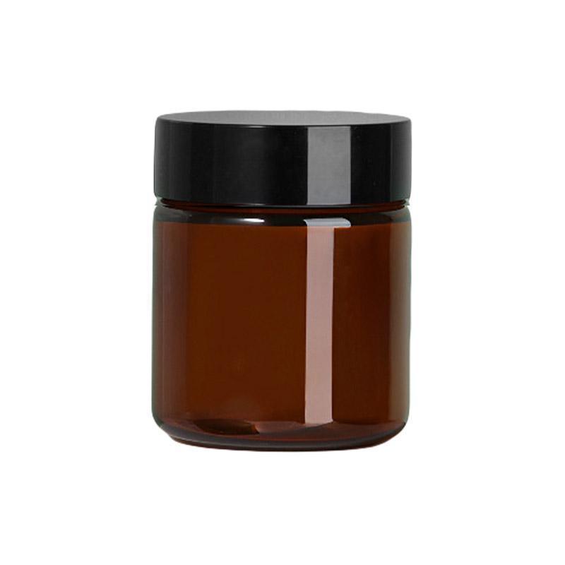 10pcs Brown PET Plastic Wide Mouth Bottles for Storage and Skincare Packaging - Matte - 120ml V528-JARS-10PCS-MATTE-120ML-367330