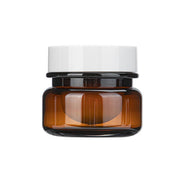 10pcs PET Plastic Cosmetic Bottles Refillable Travel Face Cream Containers - 60ml-Transparent+White-Single V528-JARS-10PCS-TRANSPARENT-SINGLE-282297