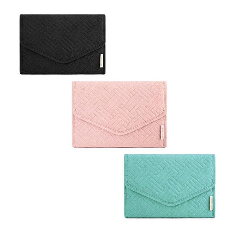 Periea Travel Jewellery Roll -Jewellery Travel Pouch Portable Case Box Organiser - Green V528-JEWELLERYPOUCH-GREEN-270041