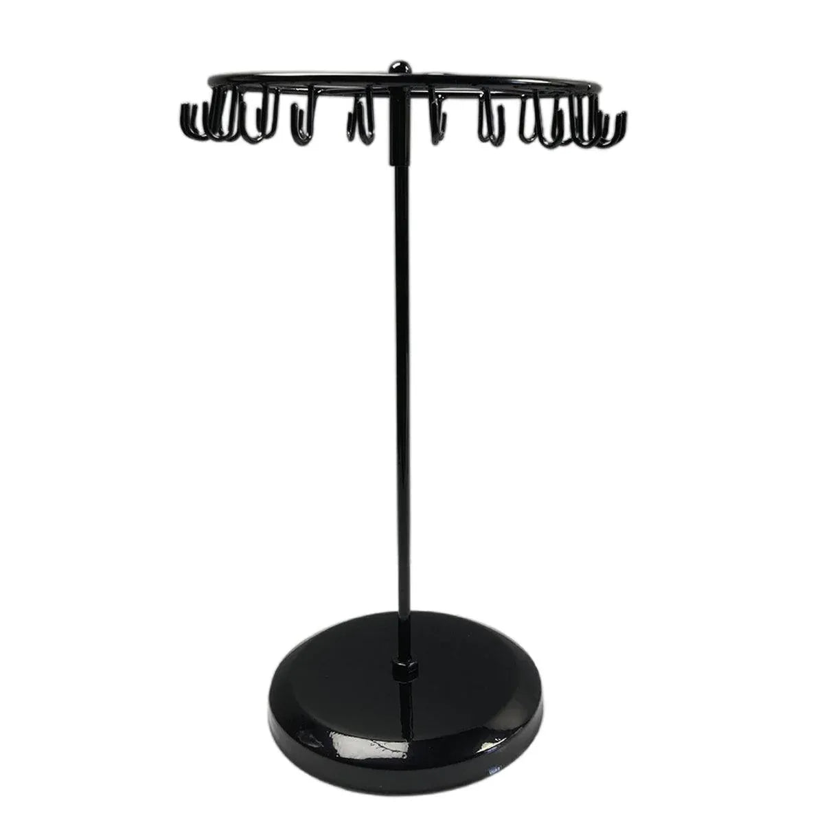 Iron Jewellery Rack Rotating Necklace Display Stand Jewellery Organiser Storage - Black V528-JEWELRY-BLACK-332685