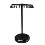 Iron Jewellery Rack Rotating Necklace Display Stand Jewellery Organiser Storage - Black V528-JEWELRY-BLACK-332685