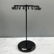Iron Jewellery Rack Rotating Necklace Display Stand Jewellery Organiser Storage - Black V528-JEWELRY-BLACK-332685