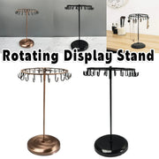 Iron Jewellery Rack Rotating Necklace Display Stand Jewellery Organiser Storage - Black V528-JEWELRY-BLACK-332685