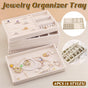 4PCS Flannel Jewelry Storage Trays Necklace Ring Earrings Organizer V528-JEWELRY-BOX-BEIGE-4PCS-599894