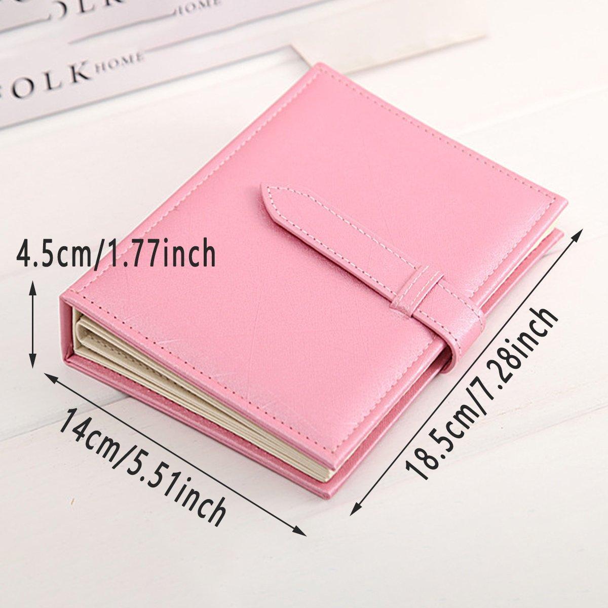 Large Capacity Jewelry Storage Book for Earrings Home Organizer Small Size Box - Pink V528-JEWELRY-BOX-PINK-187508