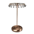 Iron Jewellery Rack Rotating Necklace Display Stand Jewellery Organiser Storage - Bronze V528-JEWELRY-BRONZE-417406