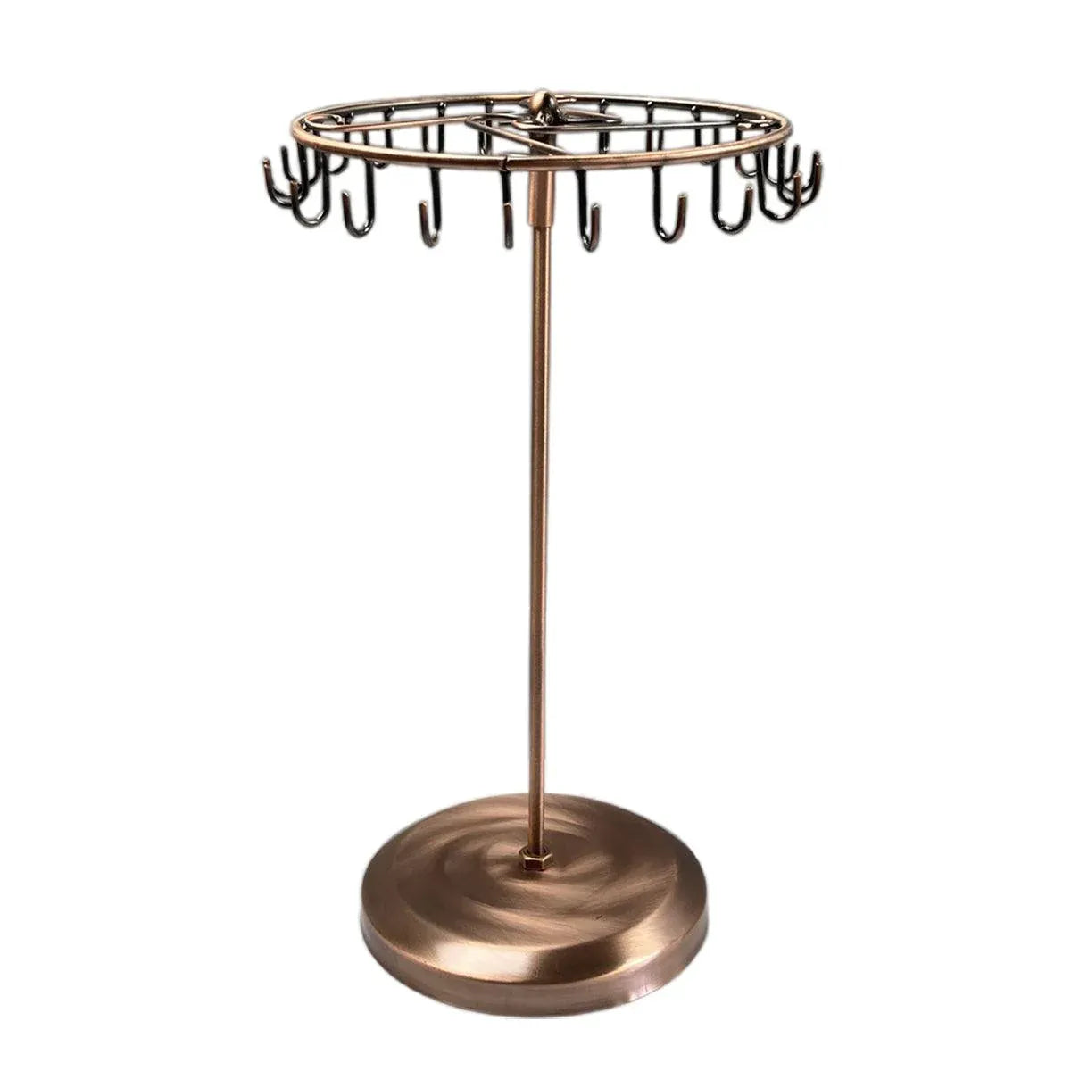 Iron Jewellery Rack Rotating Necklace Display Stand Jewellery Organiser Storage - Bronze V528-JEWELRY-BRONZE-417406