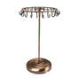 Iron Jewellery Rack Rotating Necklace Display Stand Jewellery Organiser Storage - Bronze V528-JEWELRY-BRONZE-417406