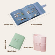 Travel Jewellery Storage Bag Portable Organizer Pouch for Rings Earrings Case - Blue V528-JEWELRY-STORAGE-BLUE-444680