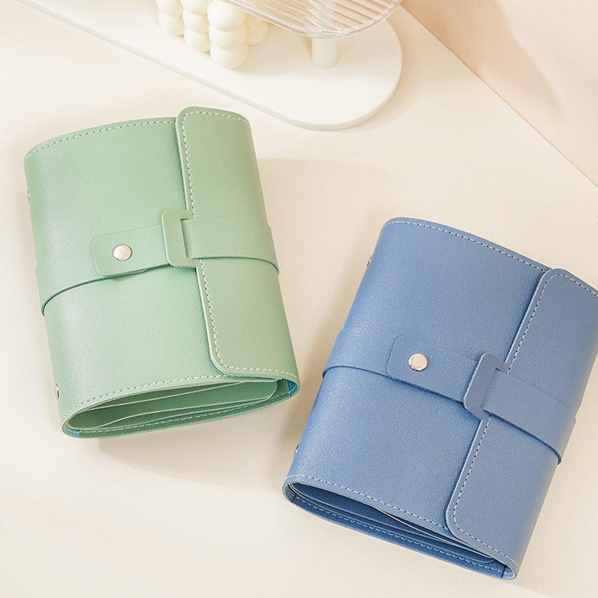 Travel Jewellery Storage Bag Portable Organizer Pouch for Rings Earrings Case - Blue V528-JEWELRY-STORAGE-BLUE-444680