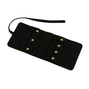 Portable Microfiber Jewelry Storage Bag Roll Organizer for Earrings Necklaces - Pink V528-JEWELRY-STORAGE-PINK-300007